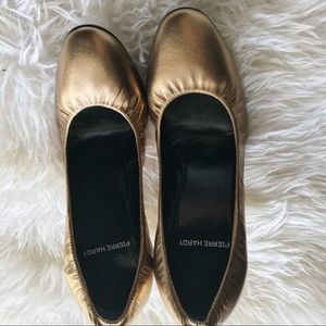 Gold Pierre Hardy Heels